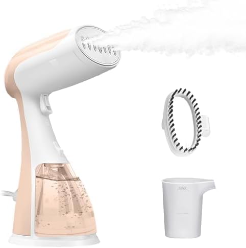Portable Hand Held Steamer for Clothes - 1350W Handheld Clothes Steamer, 15S Rapid Heating, Garment Wrinkle Remover Fastly Make Clothes Soft, Large-Capacity Iron for Hotels/Travel, Mother's Day