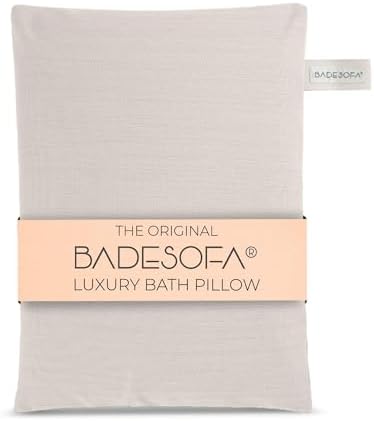 BADESOFA® Luxury Bathtub Seat Cushion in Ivory Pearl by BADESOFA