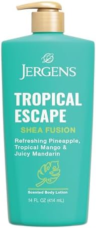 Jergens Shea Fusion Tropical Escape Body Lotion, Shea Butter, 14 fl oz by Jergens