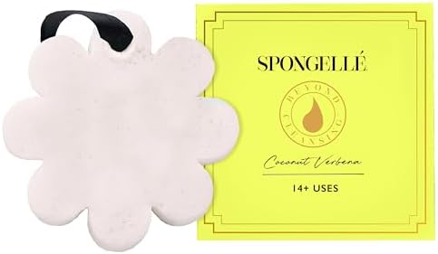 Spongellé Boxed Flower Shower Body Wash Infused Buffer, Coconut Verbena by Spongell%C3%A9