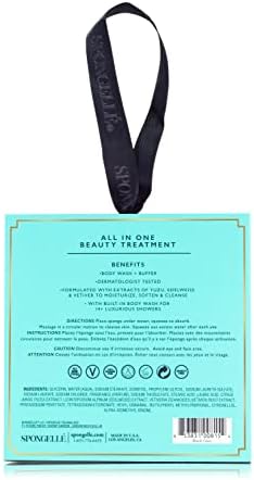 Spongellé Beach Grass Wild Flower Bath Sponge with Box for Mothers Day Gift | Built-in Body Wash & Body Scrubber, Shower Loofah Sponge for Women | 14+ uses - Image 2