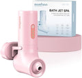 MOMFANN Bath Jets for Tub, Portable Jet Spa for Bathtub, Bubble/Jet Mode, 3-Level Adjustable, Idea Gift Bath Spa for Gifts for Women (Powder Pink) by momfann