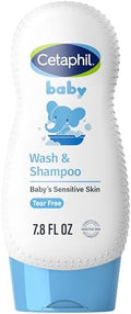 Cetaphil Baby Shampoo and Body Wash with Organic Calendula, Tear Free, Hypoallergenic, Ideal for Everyday Use, Dermatologist Tested, 7.8oz (Pack of 12) by Cetaphil