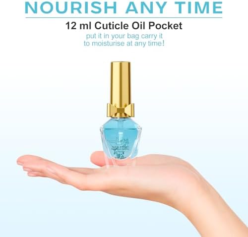 Cuticle Oil, Cuticle Nail Oil Infused with Real Flowers, Jasmine 12ml - Image 7