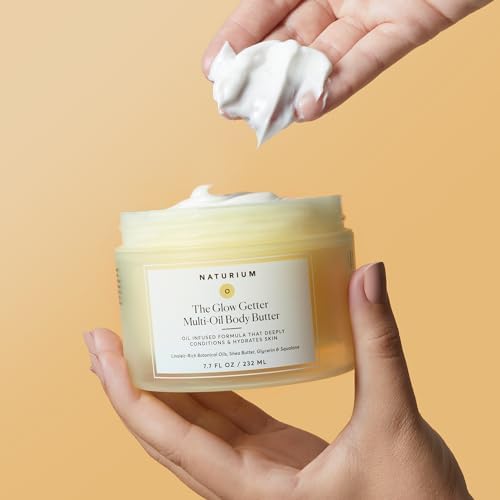 Naturium The Glow Getter Whipped Multi-Oil Body Butter, Firming Cream & Body Moisturizer with Shea Butter, 7.7 fl oz (Pack of 4) - Image 6