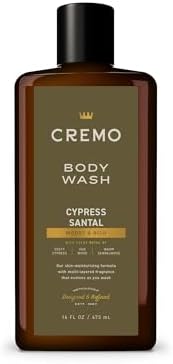 Cremo Body Wash for Men, Rich-Lathering Cypress Santal, 16 Fl Oz (Pack of 12) by CremoCompany