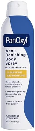 PanOxyl Acne Banishing Body Spray, 2% Salicylic Acid, For Body, 6 oz by PanOxyl