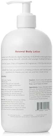 Alpha Skin Care Revitalizing Body Lotion, 12% Glycolic AHA, Simple & Effective Daily Moisturizer Hydroxy Acid, Hydrates & Exfoliates for Soft, Smooth Skin, Anti-Aging, 23 Oz - Image 6
