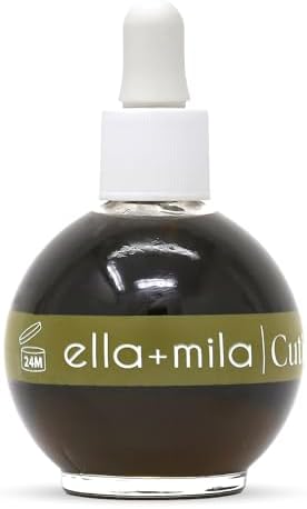 ella+mila Cuticle Oil for Nails - Olive & Avocado, Vegan, 2.3 fl oz by ellamila