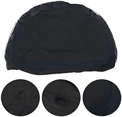 Inflatable Hot Tub Seat Booster with Suction Cups & Mesh Cover, Dual Use Inflatable Hot Tub Cushion Seat, Non Slip Blow Up Pillow Hot Tub Chairs Accessories for Adults Elderly Spa Bathtub - Image 6