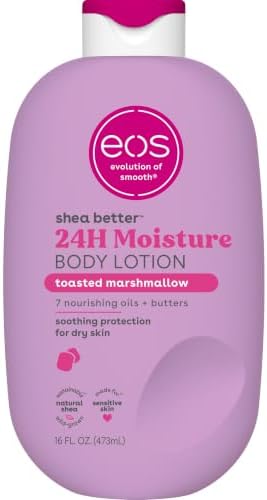 eos Shea Better 24H Moisture Body Lotion- Toasted Marshmallow,16 fl oz by eosproducts