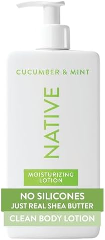 Native Body Lotion Contains Naturally Derived Plant-Based Moisturizers for Women and Men | Restores Dry Skin, Cucumber & Mint, 16.5 fl oz by Native