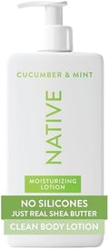Native Body Lotion Contains Naturally Derived Plant-Based Moisturizers for Women and Men | Restores Dry Skin, Cucumber & Mint, 16.5 fl oz by Native