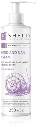 Shelly Professional Hand and Nail Cream, with Allantoin, Snail Extract and Shea Butter 250 ml by Unknown