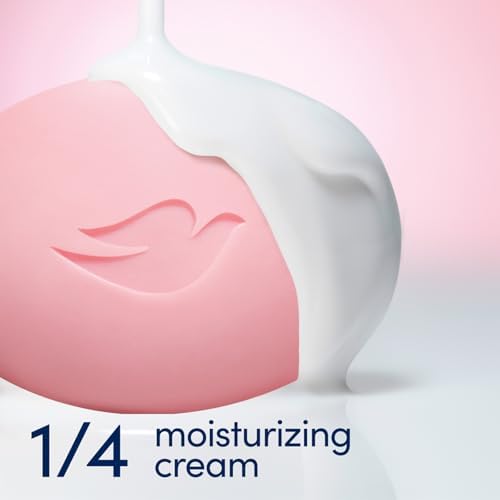 Dove Soap, Pink Beauty Bar 4-Pack – 3-in-1 Moisturizing Face, Body & Hand Soap, 4.75 Oz Ea - Image 3
