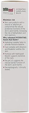 Sebamed Hand and Nail Balm pH 5.5 for Sensitive Skin Hypoallergenic Non-greasy Dermatologist Recommended Moisturizer 2.6 Fluid Ounces (75mL) - Image 6