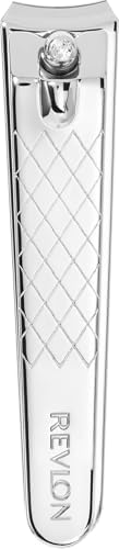 Revlon Nail Clipper with File, Silver, 1 Count by RevlonConsumerProductsCorp