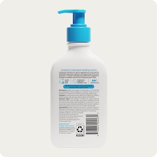 AmLactin Intensive Healing Body Lotion, 15% Lactic Acid, 7.9 oz, 2 Pack - Image 7