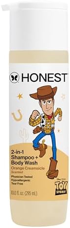 The Honest Company Shampoo, Body Wash, Disney and Pixar's Toy Story, Orange by TheHonestCompany