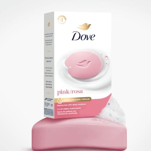Dove Beauty Bar Soap Pink Rosa, for Soft, Smooth Skin, 6 Bars 3.75 oz - Image 3