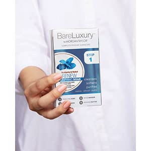 Morgan Taylor BareLuxury 4-Step Complete Pedicure & Manicure Packs - Complete Nail Care Kit with Soak, Masque, Scrub & Massage Butter, Professional Spa-Quality Treatments (Renew Seaberry & Kukui)