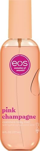 eos Cashmere Body Mist- Pink Champagne, Body Spray for Women, 6 fl oz by eosproducts