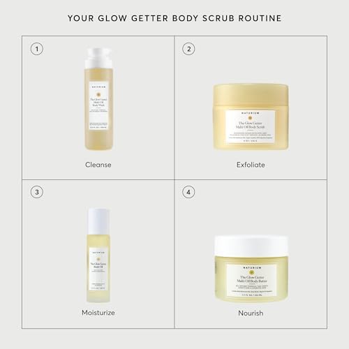Naturium The Glow Getter Multi-Oil Body Scrub, 8 Fl Oz (Pack of 12) - Image 6