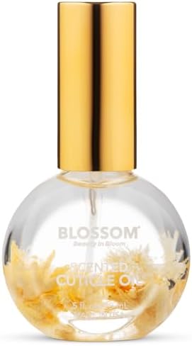 Blossom Cuticle Oil for Nails, Moisturizing, Almond Biscotti, 0.5 fl. oz by Blossom