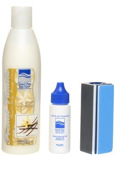 Christmas Gifts, French Vanilla Nail Kit, Dead Sea Spa Care, Hand and Body Massage Lotion, Cuticle Oil Treatment, Nail Buffer