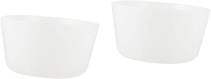 Healifty 2 pcs Sauna Barrel Liner Sauna Bag Liners Useful Pond Tool Sauna Liner Foot spa Barrel Bathtub Insert Foot Bath Basin Multipurpose Tool Foot tub pp White Portable