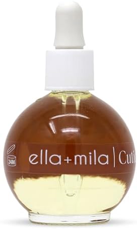 ella+mila Cuticle Oil for Nails - Sweet Almond & Castor, Vegan, 2.3 fl oz by ellamila