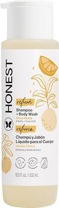 The Honest Company Shampoo & Body Wash, Citrus Vanilla Refresh, 18 fl oz by TheHonestCompany