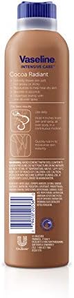Vaseline Intensive Care Spray Moisturizer For Dry Skin Cocoa Radiant Made With 100% Pure Cocoa Butter 6.5oz (Pack of 6) - Image 2