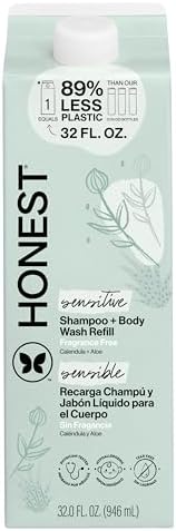 The Honest Company Shampoo & Body Wash, Hypoallergenic, Fragrance-Free by TheHonestCompany