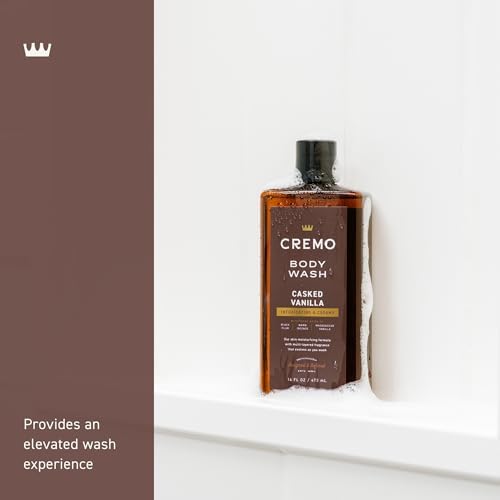 Cremo Body Wash for Men, Rich-Lathering Casked Vanilla, 16 Fl Oz (Pack of 12) - Image 3