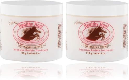 Gena Healthy Hoof Cream Complete Cuticle, Nail Care, to Moisturize, Condition & Treat Cuticles and Strengthen Nails, 4 Oz (Pack of 2) by Gena