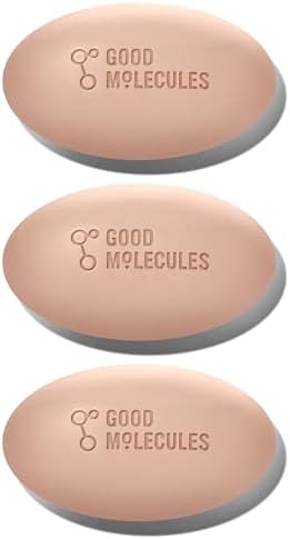 Good Molecules Clarify and Cleanse Bar, Salicylic Acid Bar Soap, Pack of 3 by GoodMolecules