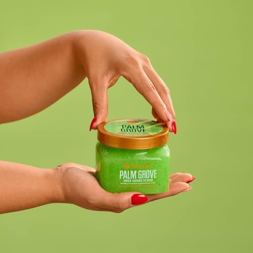Tree Hut Palm Grove Body Scrub, Exfoliating Sugar Scrub, Vegan, 18 Ounce (Pack of 12) - Image 4