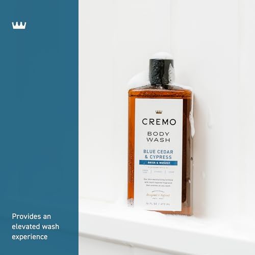Cremo Body Wash for Men, Rich-Lathering Cypress and Cedar, 16 Fl Oz (Pack of 12) - Image 3