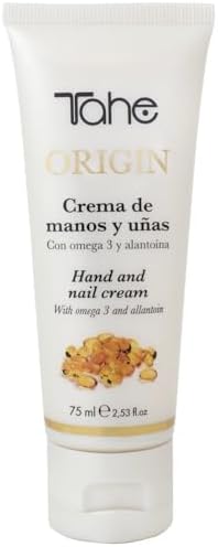 Tahe Origin Hand and Nail Cream with Omega 3 and Allantoin, 24-Hour Hydration, 75ml by TaheUSA