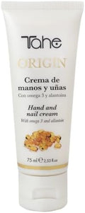 Tahe Origin Hand and Nail Cream with Omega 3 and Allantoin, 24-Hour Hydration, 75ml by TaheUSA