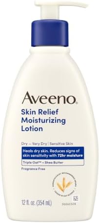 Aveeno Skin Relief Moisturizing Lotion, Fragrance-Free, 12 fl. oz by Aveeno