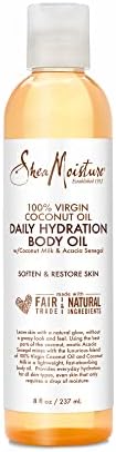 Shea Moisture Daily Hydration Body Oil Virgin Coconut Oil For Dry Skin Paraben Free 8 oz by SheaMoisture