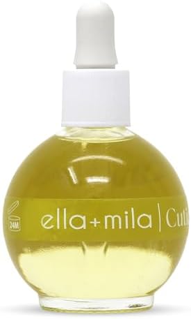 ella+mila Cuticle Oil for Nails - Tsubaki & Argan, Vegan, 2.3 fl oz by ellamila