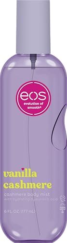 eos Cashmere Body Mist- Vanilla, Body Spray for Women, Vegan, 6 fl oz by eosproducts