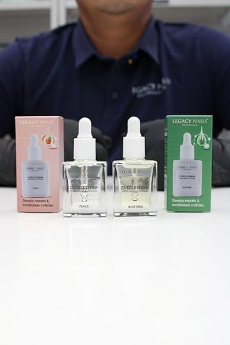 LEGACY NAILS Professional CUTICLE SERUM 15 ml - Hydrating Nail & Cuticle Oil | Strengthens & Softens| Professional Nail Care Treatment for Manicure & Pedicure (PEACH) - Image 5