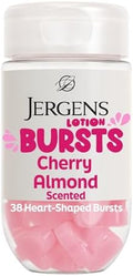 Jergens Cherry Almond Body Lotion Bursts, Squishy Moisturizer, 38 ct by Jergens