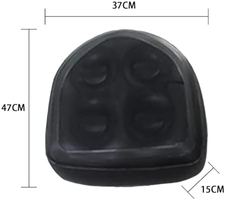 Hot Tub Seats for Adults, Inflatable Hot Tub Accessories with Suction Cup and Mesh, Inflatable and Water-Filled Dual Purpose Hot Tub Booster Seat Comfortable Soft Hot Tub Cushion (Black) - Image 3