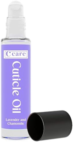 C CARE Levender and Chamomile Roll-On Cuticle Oil | Natural Revitalizing Hydrating Nail Oil | Repaires Cuticles Overnight | For Damaged Skin And Thin Nails | Paraben Cruelty Free Formula | 10ml by CCARE
