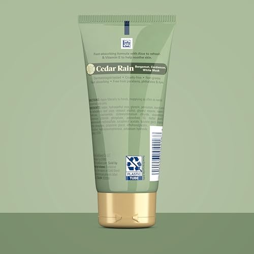 Gold Bond Hand Cream, Cedar Rain Refreshing Hand Cream with Aloe Vera to Refresh Skin and Vitamin E to Help Soothe the Skin, Comforting Cedar Rain Scent, 12 Ounce (Pack of 6) - Image 2